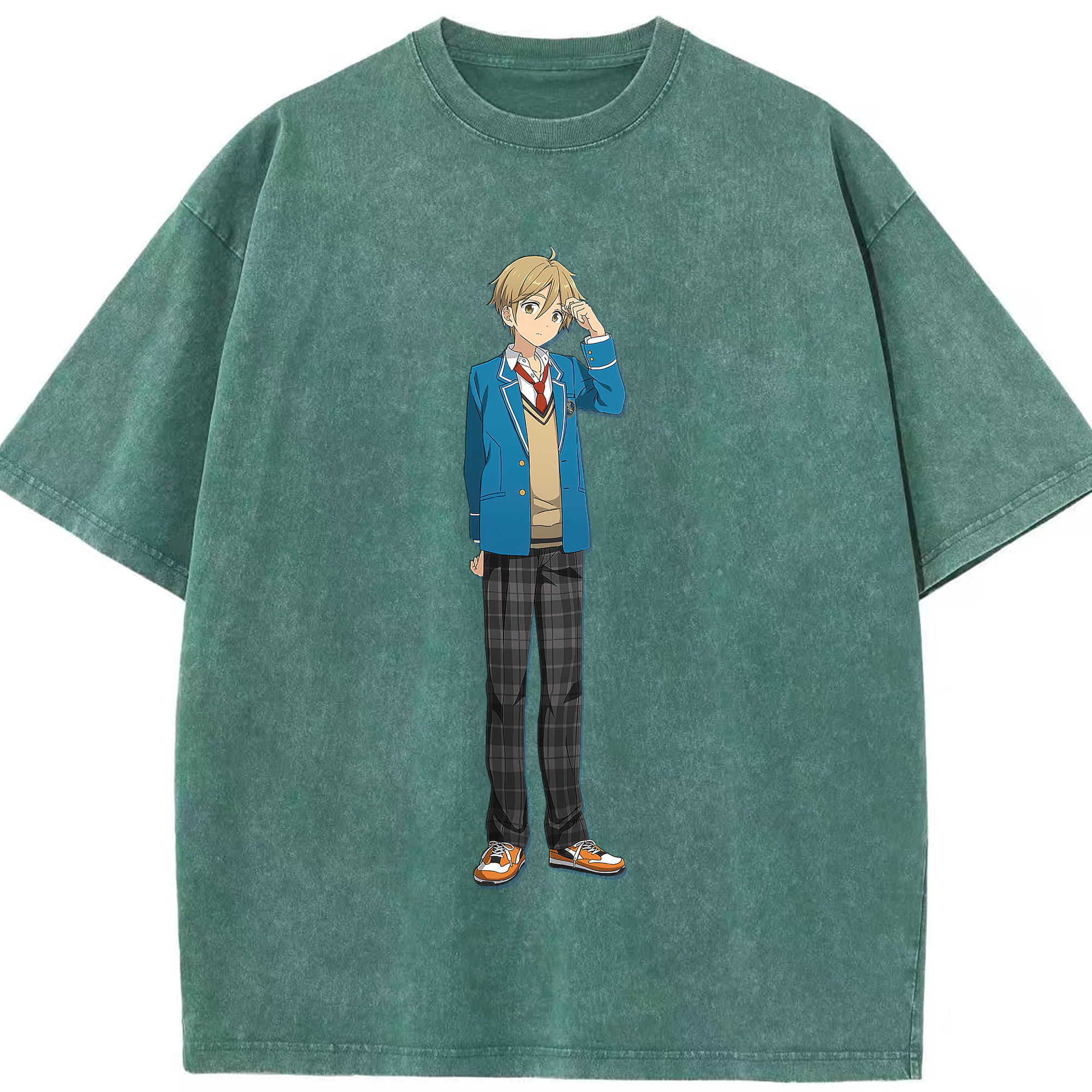 （画像用） あんさんぶるスターズ! Ensemble Stars 綿100% ヴィンテージ風 半袖Tシャツ（フロントプリント）